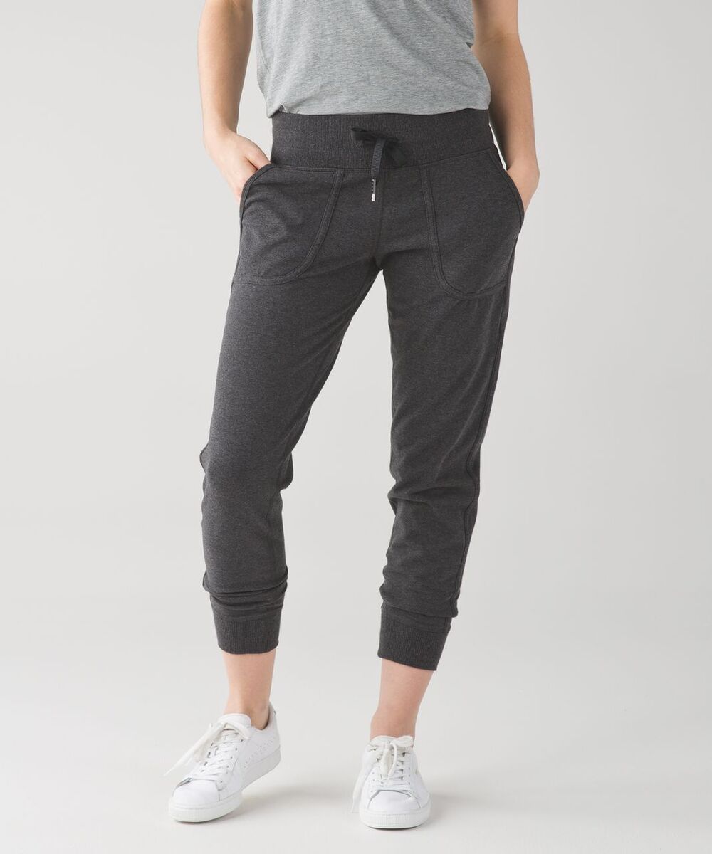 Lululemon Comfy as Sweat Gray Joggers Sz 6